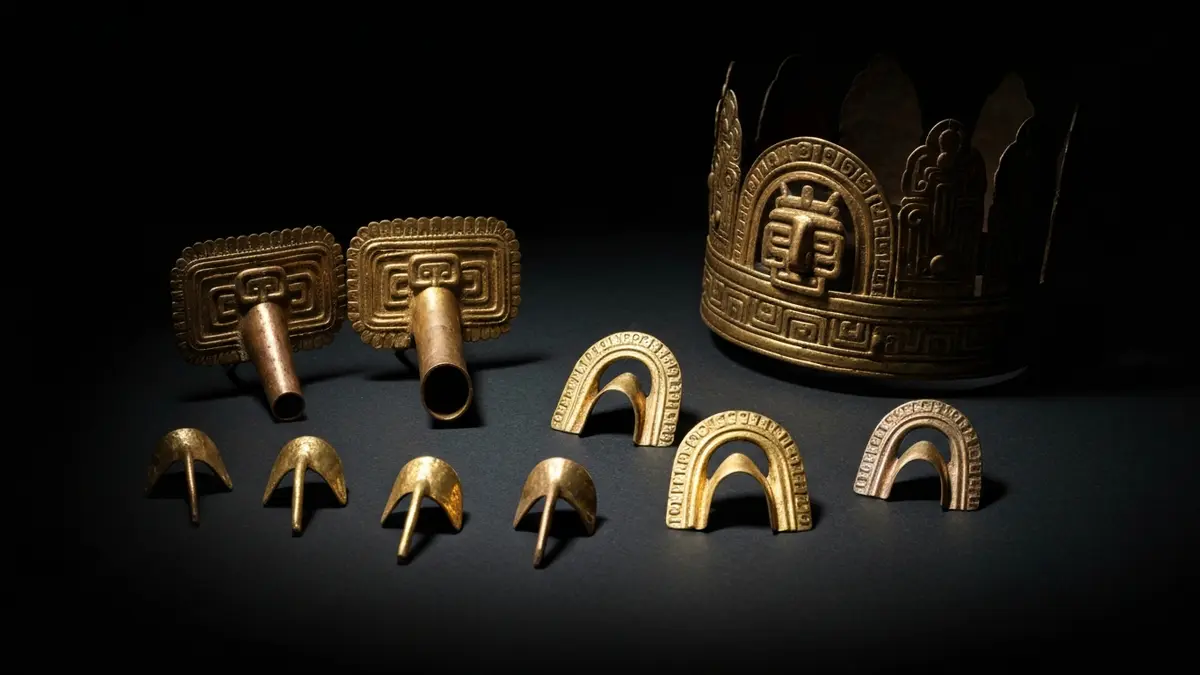 Fue enterrada con ornamentos reservados al poder.