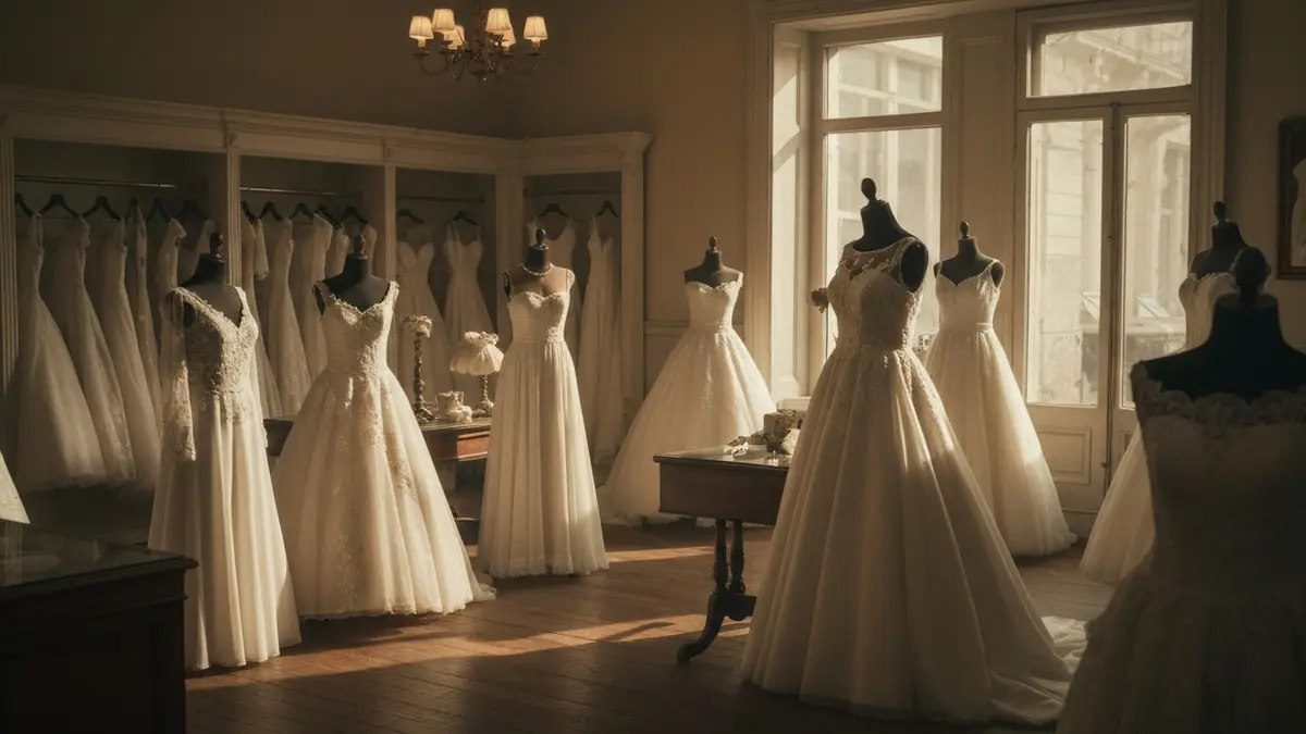 La tienda de novias de Chihuahua donde se exhibe desde 1930. La tienda de novias de Chihuahua donde se exhibe desde 1930.