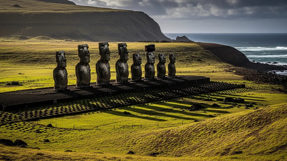 Los moai que caminaron: el enigma de las estatuas de Rapa Nui