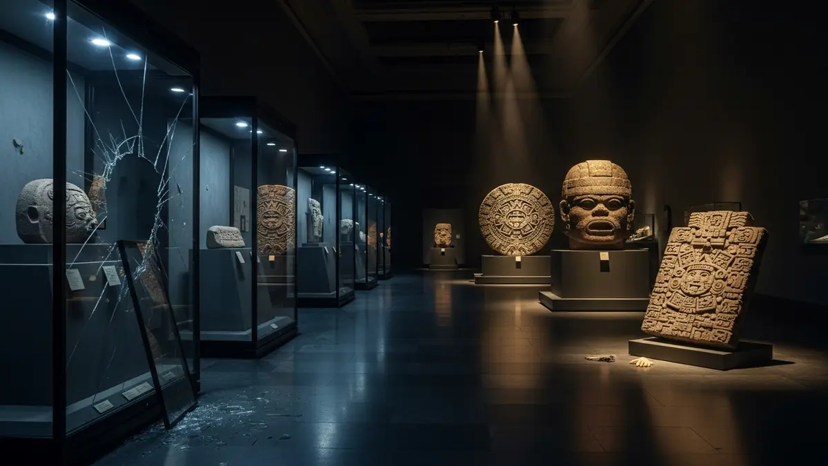 El golpe de Nochebuena: la madrugada en que unos 140 tesoros mayas y mexicas se esfumaron del museo mas vigilado de Mexico