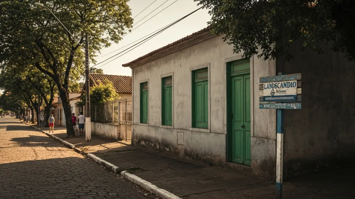 La casa que sirvió de tapadera: una falsa empresa de jardinería.